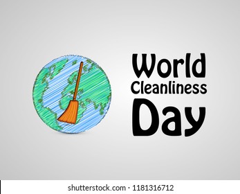 Illustration Background World Cleanliness Day Swachh Stock Vector ...