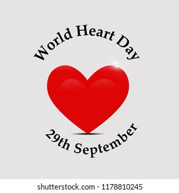 Illustration of background for World Heart Day