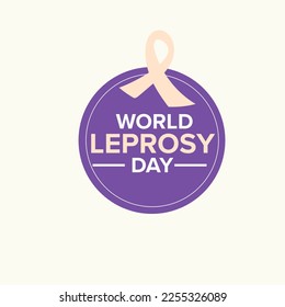 Illustration of a Background for World Leprosy day.