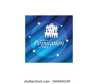 illustration of a Background for World Population Day.