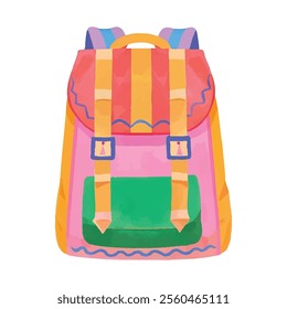 illustration of backpack, perfect for a kid school or education theme