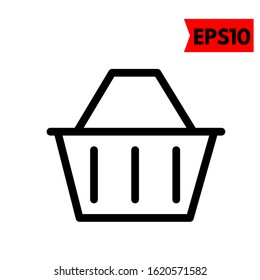 illustration of bag flat icon