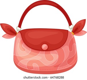 ilustración de una bolsa sobre un fondo blanco