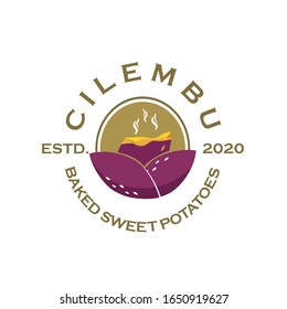 illustration of baked sweet potato, for fans of sweet potatoes