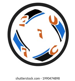 illustration of a ball icon on a white background