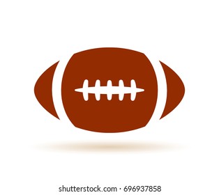 Illustration of ball icon on white background