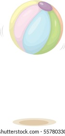 Illustration of A Ball on white background