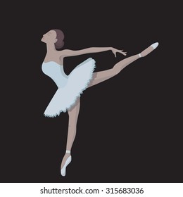 Illustration of ballerina