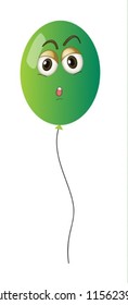 illustration of a balloon on a white background