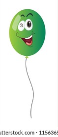 illustration of a balloon on a white background