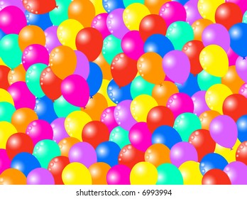 Illustration of balloons