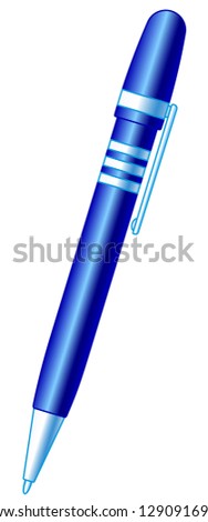 Illustration of the ballpoint pen