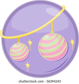 illustration of balls on white