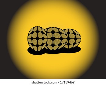 Illustration of balls, ovoids