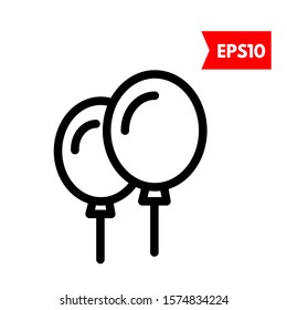 illustration of baloon flat icon