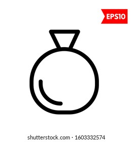 illustration of baloon flat icon
