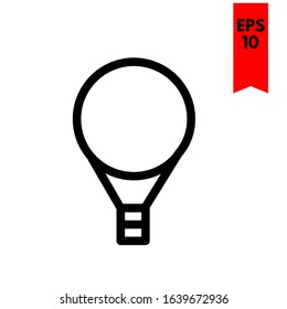 illustration of baloon flat icon