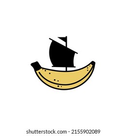 Illustration of Banana ship designs