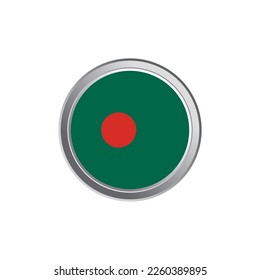 Illustration of Bangladesh flag Template