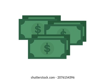 illustration of banknotes with dollar sign