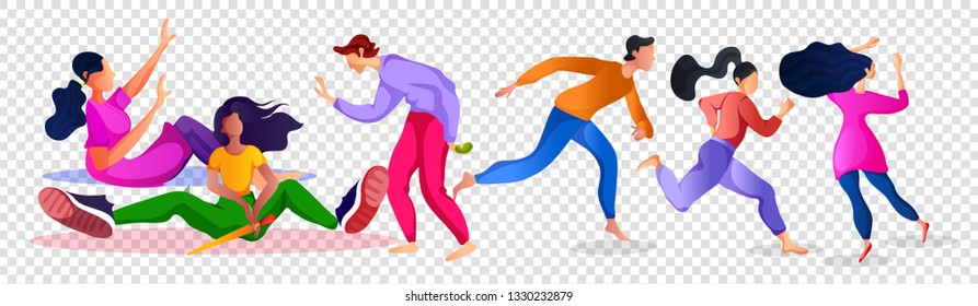 illustration of banner, header, poster colorful Happy Holi, Festival of Colors celebration 
