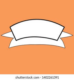 illustration of banner icon template