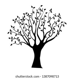 illustration of a banyan tree