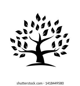 illustration of banyan tree for creative logos