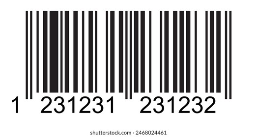 Illustration of barcode EAN 13 GTIN