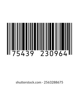 Illustration of barcode sign design