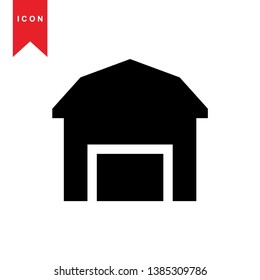 Illustration of barn agriculture elements - Vector
