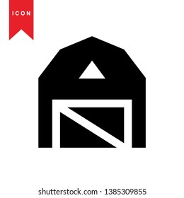 Illustration of barn agriculture elements - Vector