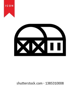 Illustration of barn agriculture elements - Vector