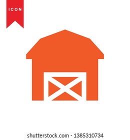 Illustration of barn agriculture elements - Vector