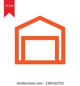 Illustration of barn agriculture elements - Vector