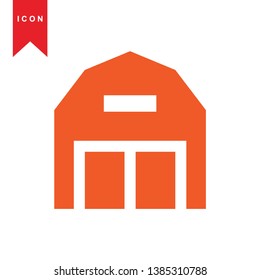 Illustration of barn agriculture elements - Vector