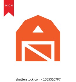 Illustration of barn agriculture elements - Vector