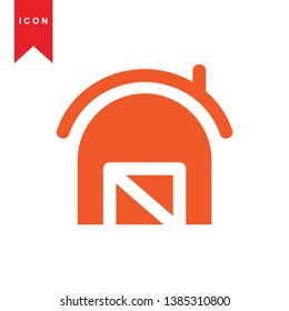 Illustration of barn agriculture elements - Vector