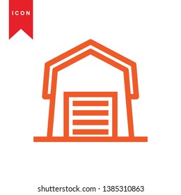 Illustration of barn agriculture elements - Vector