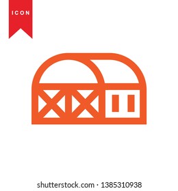 Illustration of barn agriculture elements - Vector