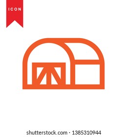 Illustration of barn agriculture elements - Vector