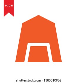 Illustration of barn agriculture elements - Vector