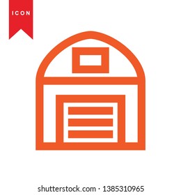 Illustration of barn agriculture elements - Vector