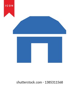 Illustration of barn agriculture elements - Vector