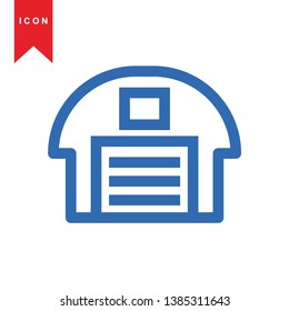 Illustration of barn agriculture elements - Vector