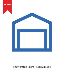 Illustration of barn agriculture elements - Vector