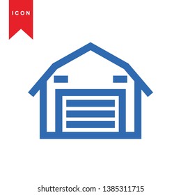 Illustration of barn agriculture elements - Vector