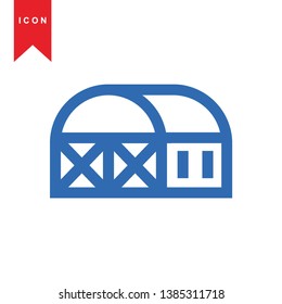 Illustration of barn agriculture elements - Vector