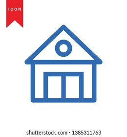 Illustration of barn agriculture elements - Vector