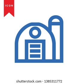 Illustration of barn agriculture elements - Vector